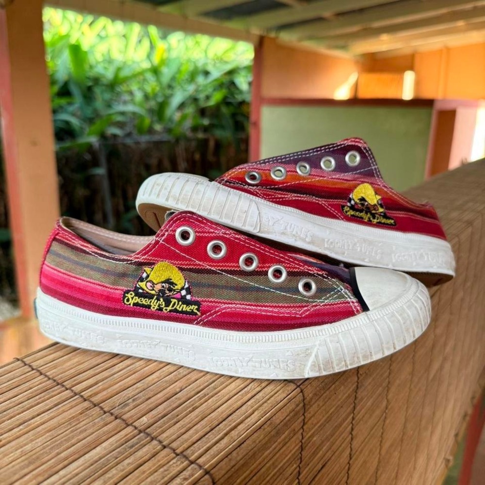 Vintage 1994 Keds Speedy Gonzales‎ Sneakers Size 7 Looney Tunes WF-5556M Canvas